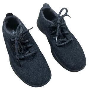 ALLBIRDS Classic Wool Runner Sneaker Dark Gray‎ Size 6 Lace Up Comfortable